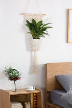 Load image into Gallery viewer, Macrame Basket Wall Hanging