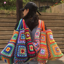 Load image into Gallery viewer, The Ultimate Bohemian Crochet Shoulder Bag