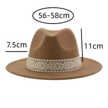 Load image into Gallery viewer, Aztec Felt Fedora