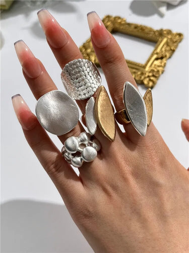 The Chunky Steele Daria Ring Collection