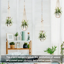 Load image into Gallery viewer, Knot Me! Handmade Macrame Plant Hangers -Bring your boho to your home