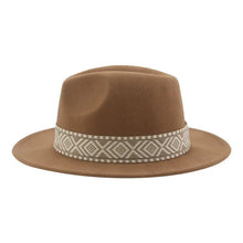 Load image into Gallery viewer, Aztec Felt Fedora