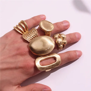 The Chunky Steele Daria Ring Collection