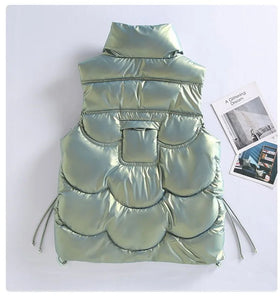 Mermaid Down Puffer Vest