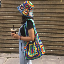 Load image into Gallery viewer, The Ultimate Bohemian Crochet Shoulder Bag