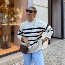 Load image into Gallery viewer, Missy Oversized Striped Pullover