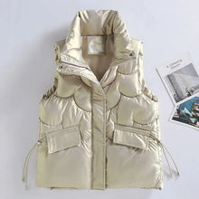 Load image into Gallery viewer, Mermaid Down Puffer Vest - New this Winter