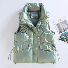 Load image into Gallery viewer, Mermaid Down Puffer Vest