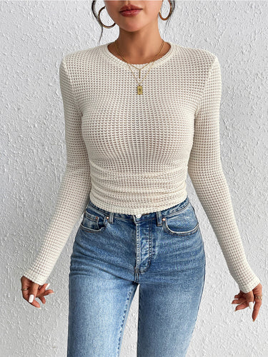Bebe's Ruched Knit Top