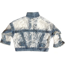 Load image into Gallery viewer, Street Lace Hook Up Denim Bomber