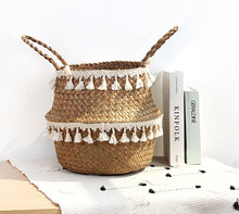 Load image into Gallery viewer, Handmade Bamboo Baskets -Foldable