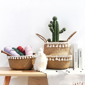 Handmade Bamboo Baskets -Foldable