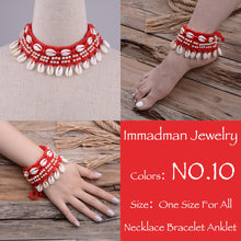 Load image into Gallery viewer, Puka Shell Crochet Bracelet or Anklet
