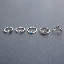 Load image into Gallery viewer, Cece&#39;s Stainless Steel Midi Ring Set