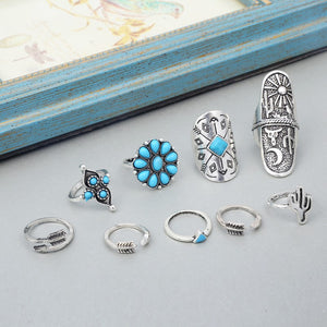 Cece's Stainless Steel Midi Ring Set