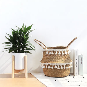 Handmade Bamboo Baskets -Foldable