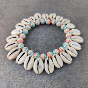 Tidal Puka Shell Handmade Bangle and Anklet