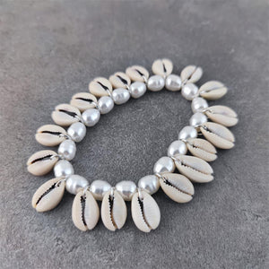 Tidal Puka Shell Handmade Bangle and Anklet