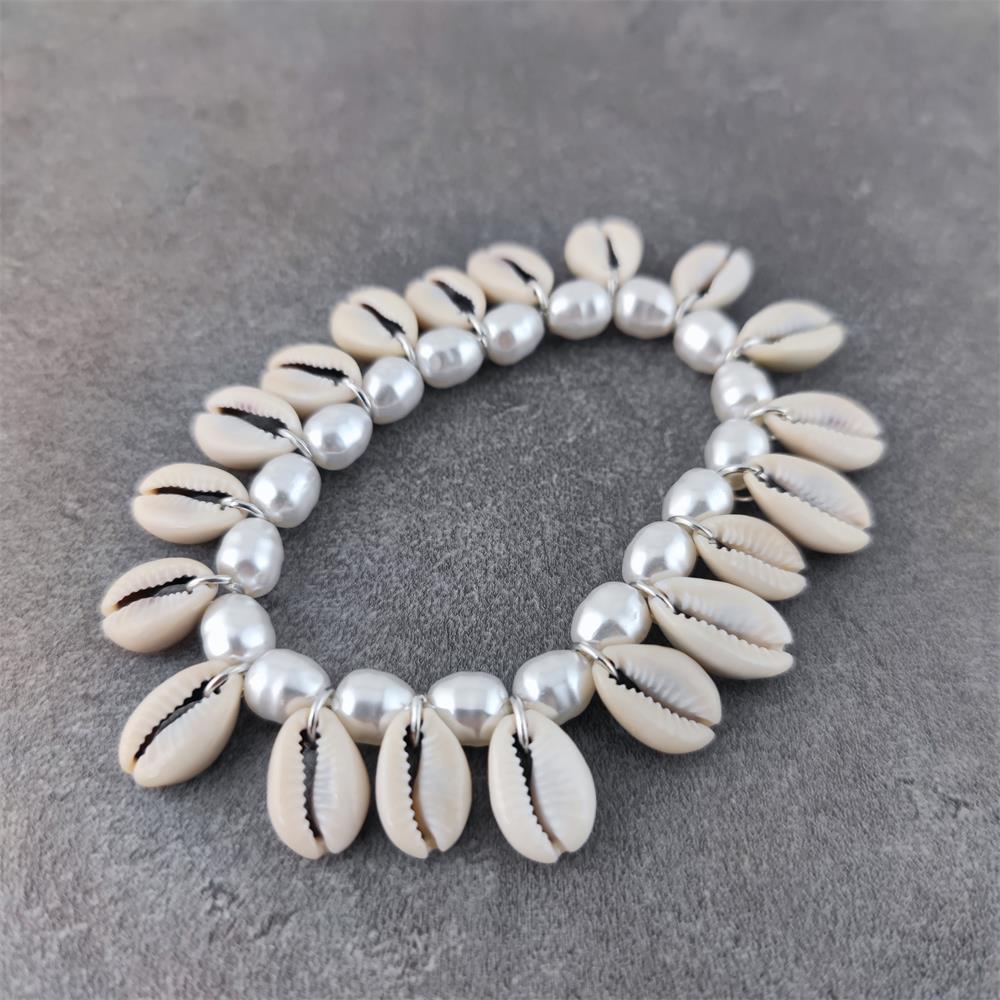 Tidal Puka Shell Handmade Bangle and Anklet