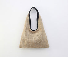 Load image into Gallery viewer, Makena Rattan Vacation Tote