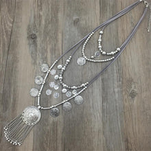 Load image into Gallery viewer, Dani&#39;s Favorite Silver Boho Necklace
