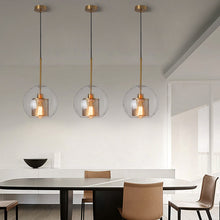 Load image into Gallery viewer, Loft Modern Pendant Light Glass Ball Hanging Light Fixture