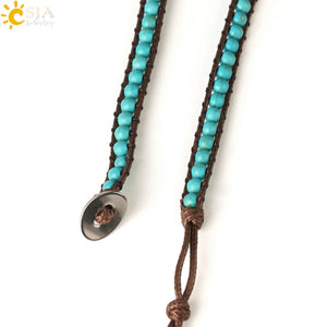 Turquoise Handmade Beaded Bracelet