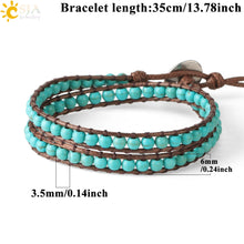 Load image into Gallery viewer, Turquoise Handmade Beaded Bracelet