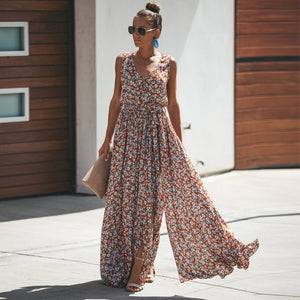 Jemi Floral Print Maxi Flow