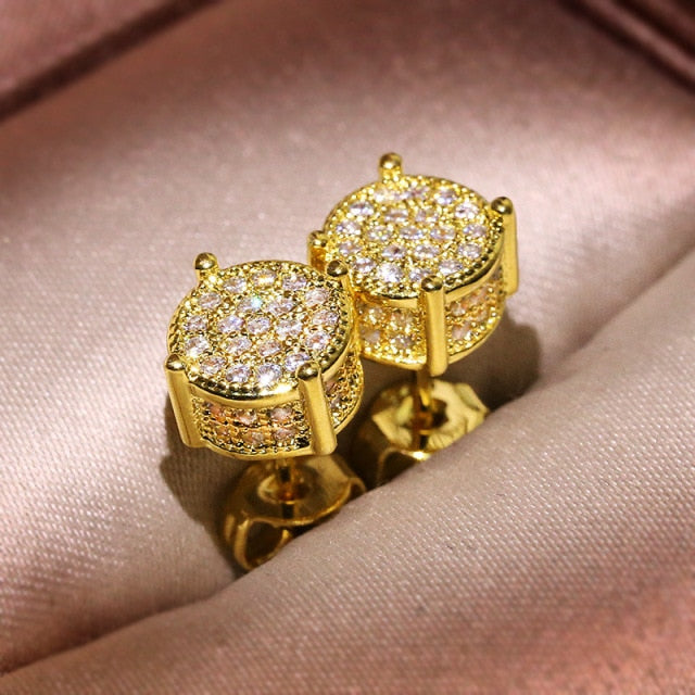 Sterling Diamonte Studs