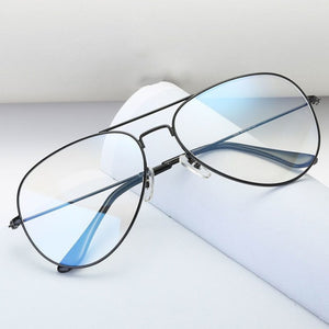 The Kenzie Aviator Blue Light Eyeglass