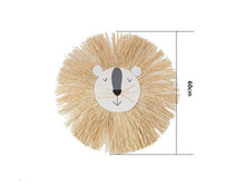 Load image into Gallery viewer, Waffles! Hand woven Lion Hanging Decor