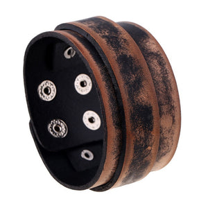 Preston Genuine Leather Cuff