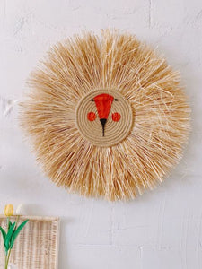 Waffles! Hand woven Lion Hanging Decor