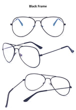 Load image into Gallery viewer, The Kenzie Aviator Blue Light Eyeglass