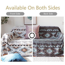 Load image into Gallery viewer, Aztec Geo Reversible Throw
