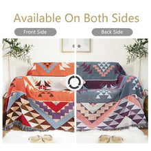 Load image into Gallery viewer, Aztec Geo Reversible Throw