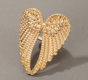 Vintage Angel Wings Ring