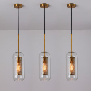 Loft Modern Pendant Light Glass Ball Hanging Light Fixture