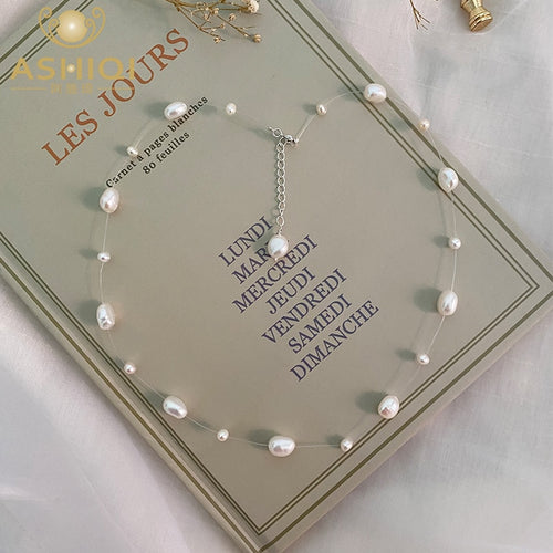 The Ash Baroque Pearl Necklace