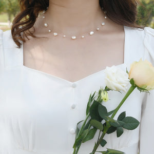 The Ash Baroque Pearl Necklace