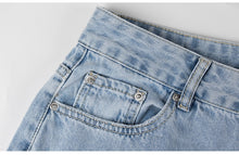Load image into Gallery viewer, Ripped Y2K Leg High Waisted Loose Fit Jeans