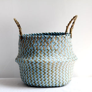 Boho Handmade Bamboo Basket