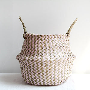 Boho Handmade Bamboo Basket