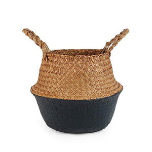 Boho Handmade Bamboo Basket