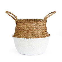 Load image into Gallery viewer, Boho Handmade Bamboo Basket