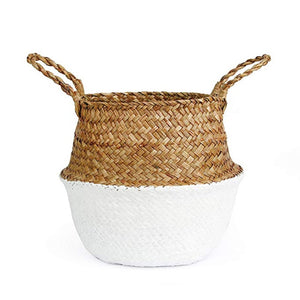 Boho Handmade Bamboo Basket