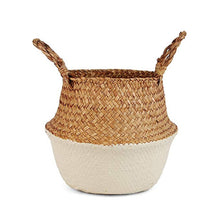 Load image into Gallery viewer, Boho Handmade Bamboo Basket