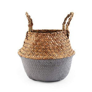 Boho Handmade Bamboo Basket