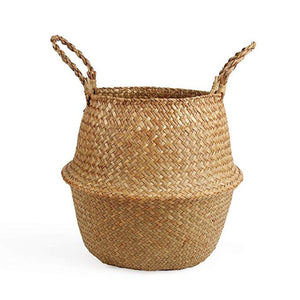 Boho Handmade Bamboo Basket